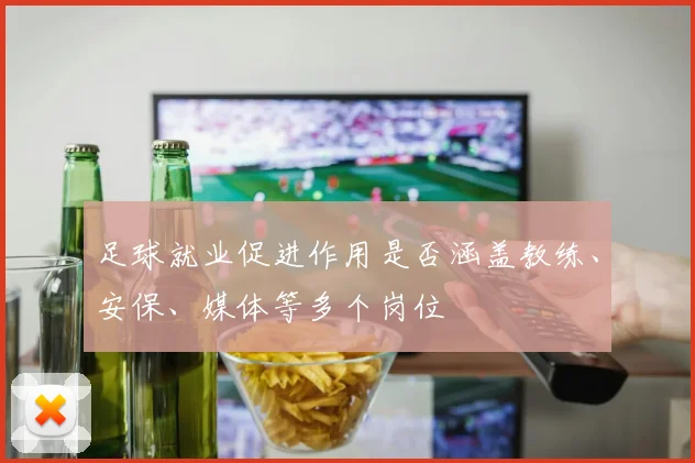足球就业促进作用是否涵盖教练、安保、媒体等多个岗位